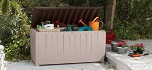 coffre de rangement de jardin