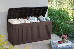 coffre pour coussin de jardin