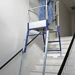 échafaudage mobile pour escalier