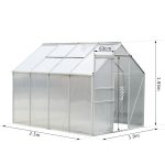 Outsunny Serre de Jardin Aluminium Polycarbonate 2