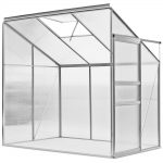 Avis Serre de jardin adossée murale polycarbonate 3,65 m³ face 2