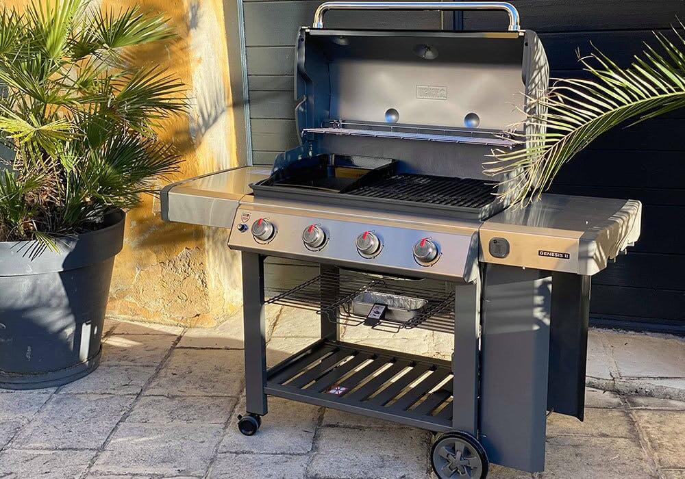 Griglia In Acciaio Inox V2A Per Weber Genesis II 300 (2017+) - 2 Pezzi, 5mm Spessore - Ricambio HighTech Grill2Chill