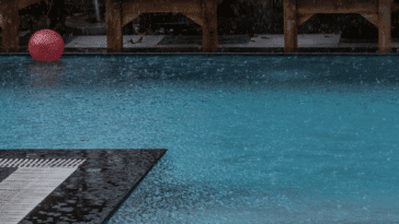 piscine orage