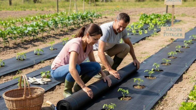 Toile de paillage : l’alliée discrète pour un jardin sans mauvaises herbes